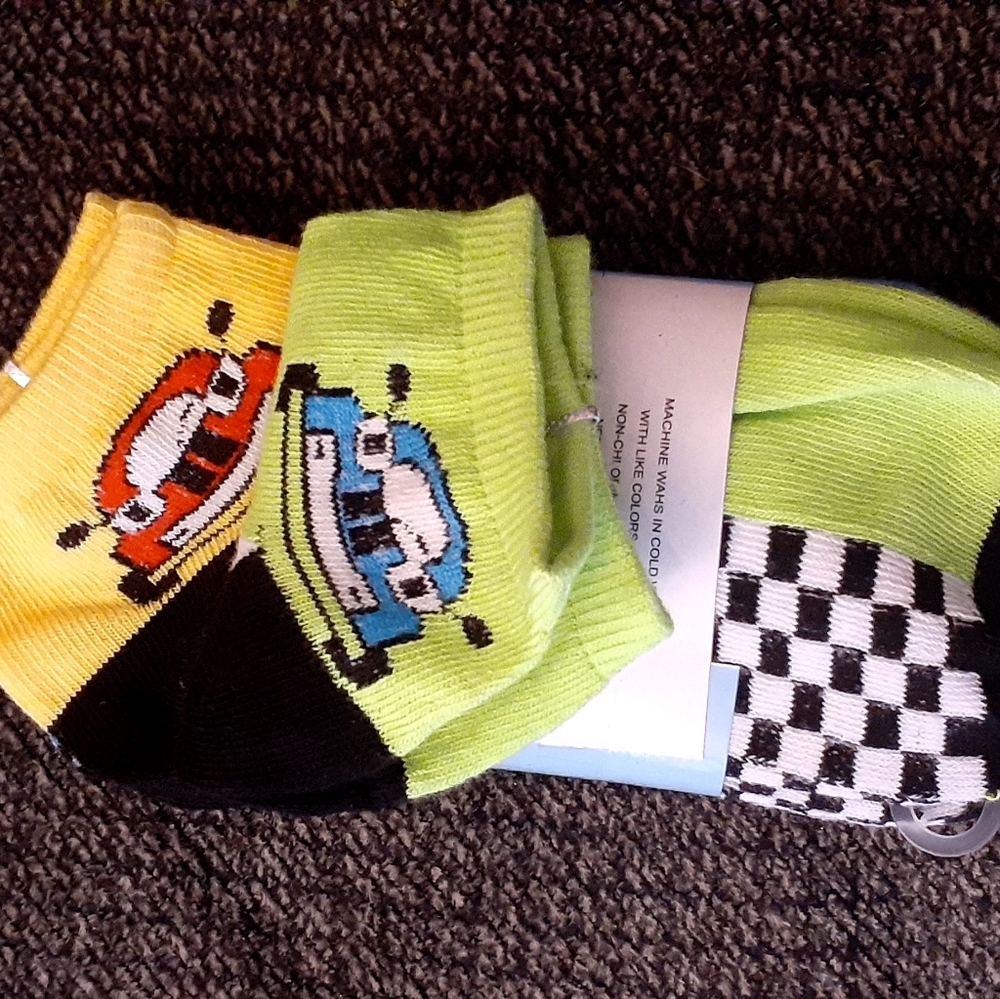 Boys Socks Cars